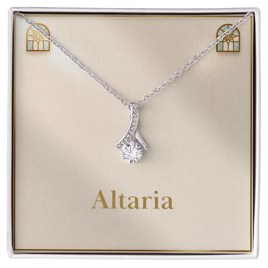 Alluring Beauty Necklace (Yellow & White Gold Variants)